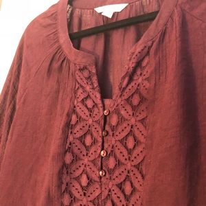 Lace front & sleeves